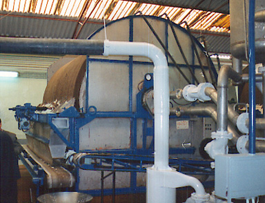 A Typical Rotary Vacuum Filter Press